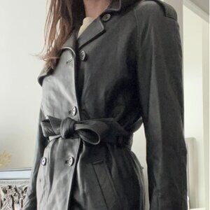 Vintage Danier Leather Trench Jacket – XS
